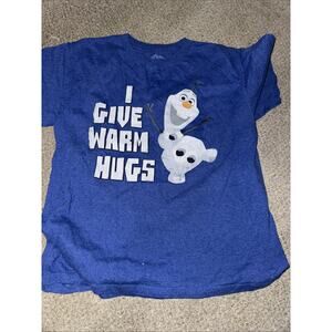 Olaf I Give Warm Hugs T-Shirt Size L
